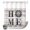 HOMEXF5325, variant on No Hook Shower Curtain with Built-in Rings - Red Black Ombre Washable Waterproof Fabric Bathroom Curtains for Hotel,Rentals, 72 X 72 Inch Long , Aesthetic Abstract Watercolor