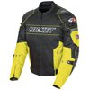 Joe Rocket 'Resistor' Mens Yellow and Black Mesh Motorcycle Jacket X-Large