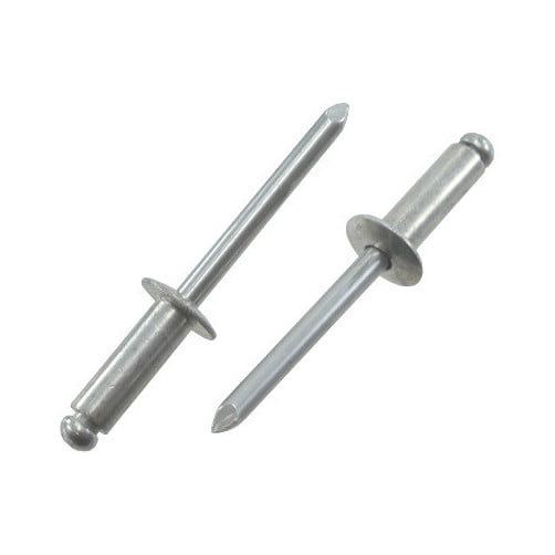 Stainless Steel Pop Rivets 5/32" x 1/2" Dome Head Blind 5-8 Quantity 50 