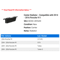 thumbnail image 2 of Center Radiator - Compatible with 2014 - 2016 Porsche 911 2015, 2 of 2