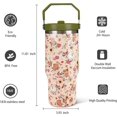 thumbnail image 5 of 30oz Corgi Tumblers Gifts for Women with Handle and Straws, Stainless Steel Vacuum Insulated Coffee Tumbler, Travel Mug Water Bottle, Dog Stuff Accessories Decor, Dog Gifts for Women, 5 of 6