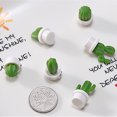 thumbnail image 3 of Coofit 6PCS Fridge Magnets Lovely Cartoon Cactus Refrigerator Magnets Home Decorations, 3 of 10