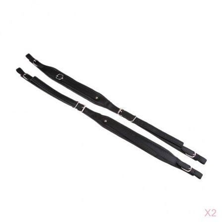4PCS Double Layer PU Leather Accordion Shoulder Straps, The Length Can Tailor For Different Accordion, Fashion And Cool
