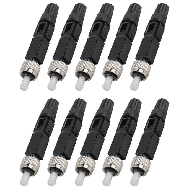 10 Piezas de Conector Empalme Cable Fibra Óptica Monomodo FC, en Frío, Rápido Preenterrado