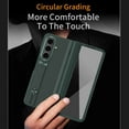 thumbnail image 2 of Dteck for Samsung Galaxy Z Fold 7 5G PU Leather Case with Screen Protector, Shockproof Military Grade Grip Case with Hand Strap Cover Phone Case with Wristband Case,, 2 of 7