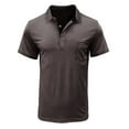 thumbnail image 5 of Mens Shirts Men's Casual Shirt With Pocket For Daily Wear Ideal For Spring Perfectly Paired With Denim Large Mens T Shirts Bulk Men T Graphic Tees Casual Running Tee Brown S, 5 of 6