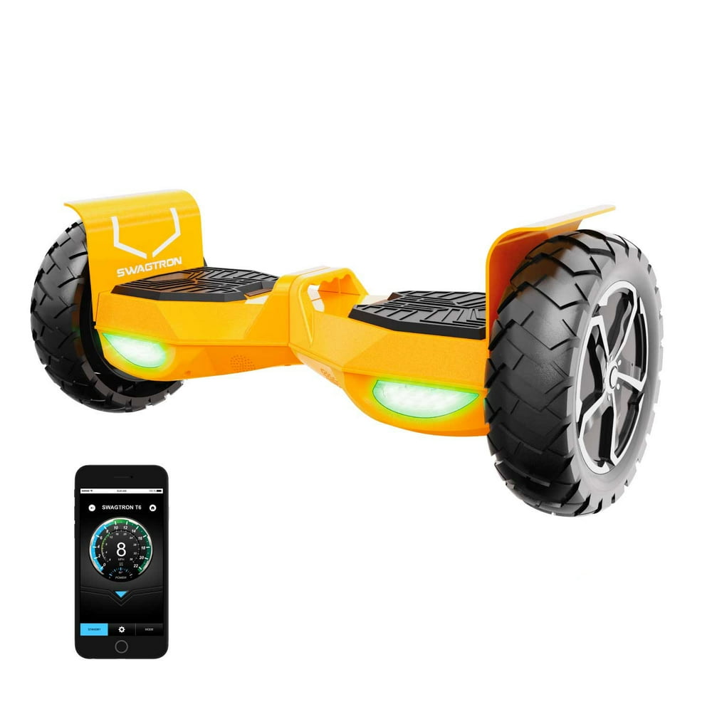 SWAGTRON Swagboard Outlaw Off-Road T6 Hoverboard - Handles Over 420 LBS ...