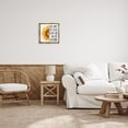 thumbnail image 3 of Stupell Industries Farmhouse Find Sunshine Motivational Sunflower Gold Floating Frame Canvas Art, 18 x 18, by Patricia Pinto, 3 of 7