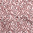 thumbnail image 1 of oneOone Tissu en Coton et Soie Rouge Foncé Tissu pour Robe Tissu Imprimé au Mètre 42 Pouces de Large, 1 of 5