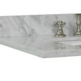 thumbnail image 4 of Bellaterra Home 430002-49-WMR 49 in. White Carrara Top, Rectangle Sink, 4 of 4