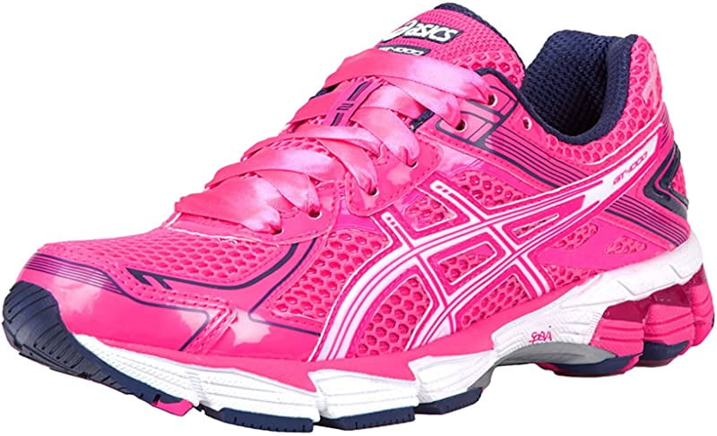 ASICS Women's GT-1000 2 PR Running Shoe, Hot Pink/White/Blue Depths, 7. ...