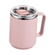 thumbnail image 4 of Taza de Café con Asa y Tapa Reutilizable de Acero Inoxidable a Prueba de Fugas Rosa Macarena, 4 of 8