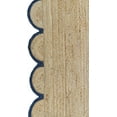 thumbnail image 4 of KLAVATE Natural Jute Scalloped Hand Braided Farmhouse Jute Runner Rug, 4 of 4