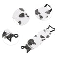 thumbnail image 3 of Unique Bargains 1 Pc Hand-Strap for Kindle Cow Pattern Finger Grip Holder White Black, 3 of 5