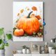 thumbnail image 4 of Qisvanset Framed Canvas Wall Art 12x16 Inch Watercolor Pumpkin Fall Thanksgiving Home Wall Decor, 4 of 5