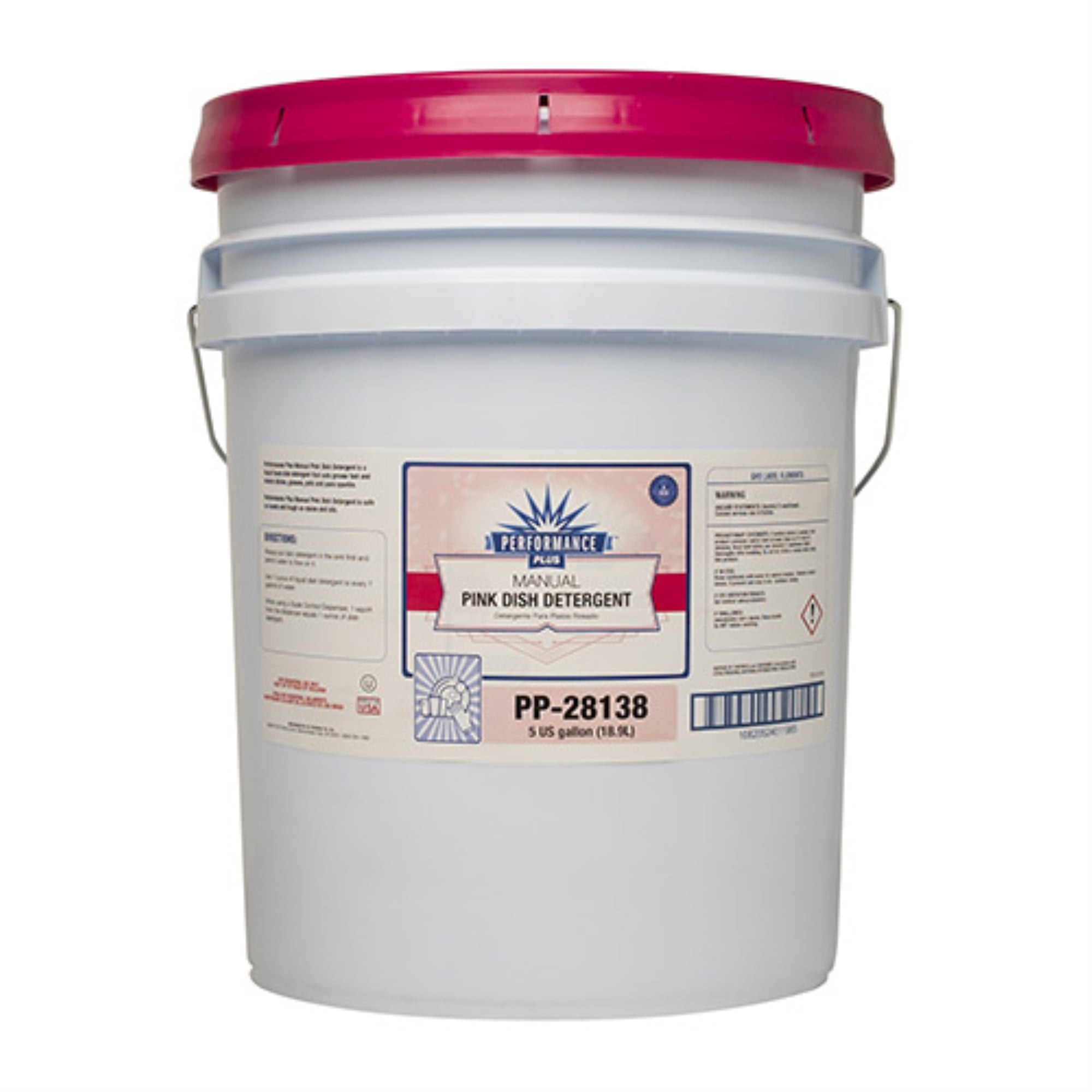 PERFORMANCE+ LIQUID PINK DISH DETERGENT5GAL, 5 GAL yield