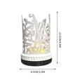 thumbnail image 3 of Arabic Iron Candlestick Holder Decorative Candle Stand Tabletop Home Decor Warm Ambient Lighting Gift for Wedding Housewarming Holiday Candle Holder Home Table Decor Gift Warm Light Ambient Memory, 3 of 9