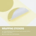 thumbnail image 6 of Worgeous  100 Pcs Foil Embossing Stickers Bulk Stencil Gear Shape Envelope Seal, 6 of 8