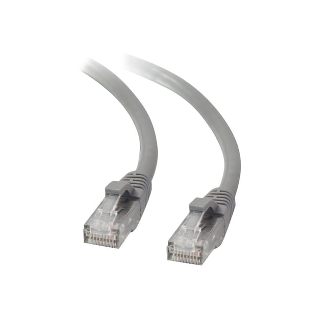 C2G 3ft Cat5e Ethernet Cable - Snagless Unshielded (UTP) - Gray - Patch cable - RJ-45 (M) to RJ-45 (M) - 3 ft - UTP - CAT 5e - molded - gray