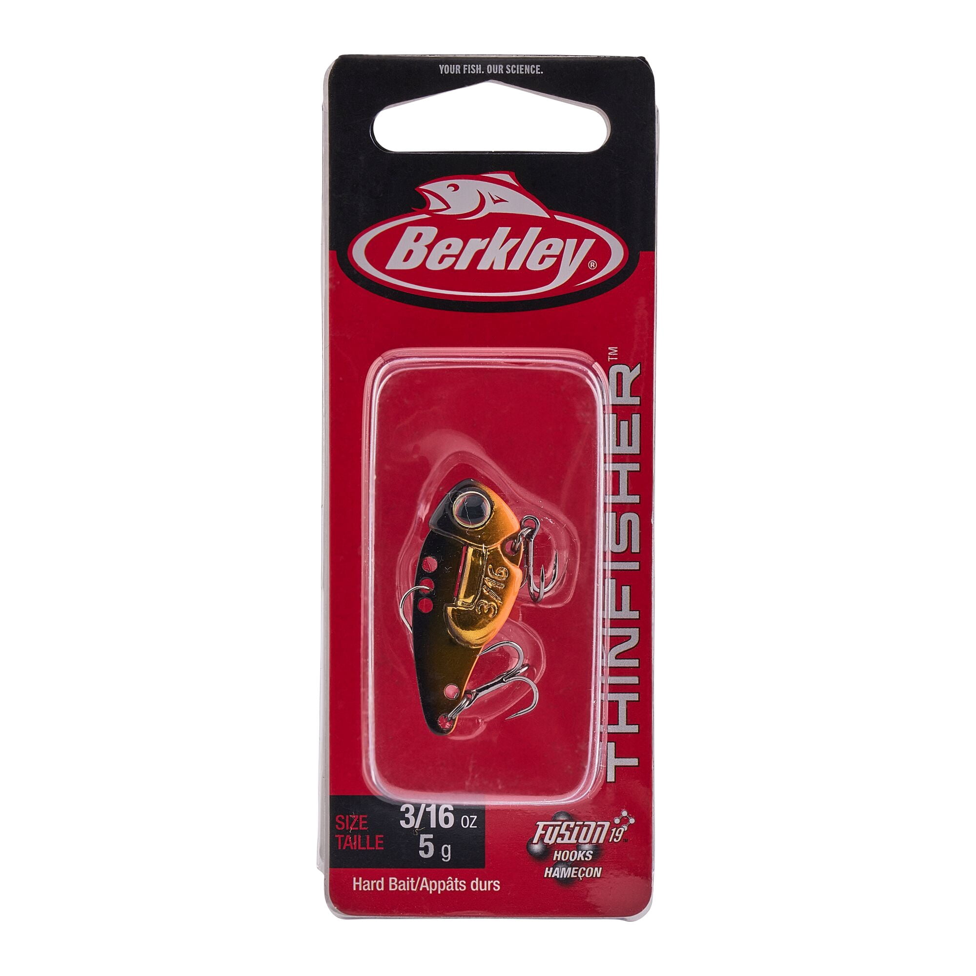 Berkley ThinFisher™, 1.5 in, Blade Baits, Spray Tan (1 Count)