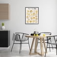 thumbnail image 3 of Stupell Industries Amor La Pasta Chart Food & Beverage Painting Black Framed Art Print Wall Art, 24 x 30, 3 of 10