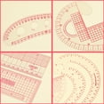 thumbnail image 3 of Jupean Ruler, Sewing Ruler, for Beginners Tailors Designers, 3 of 7