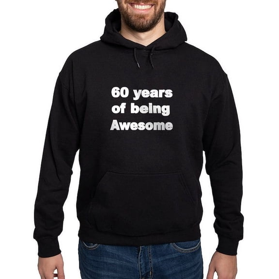 CafePress - 6O Years Of Being Awesome Hoodie - Pullover Hoodie, Classic, Comfortable Hooded Sweatshirt
