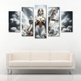 thumbnail image 3 of Cuadro decorativo para abogados, Diosa de la Justicia, Búho, Juez, espada, balanza, blanco, oficina, despacho, regalo, ley, profesional, moderno, elegante, juego de 5 piezas, 3 of 5