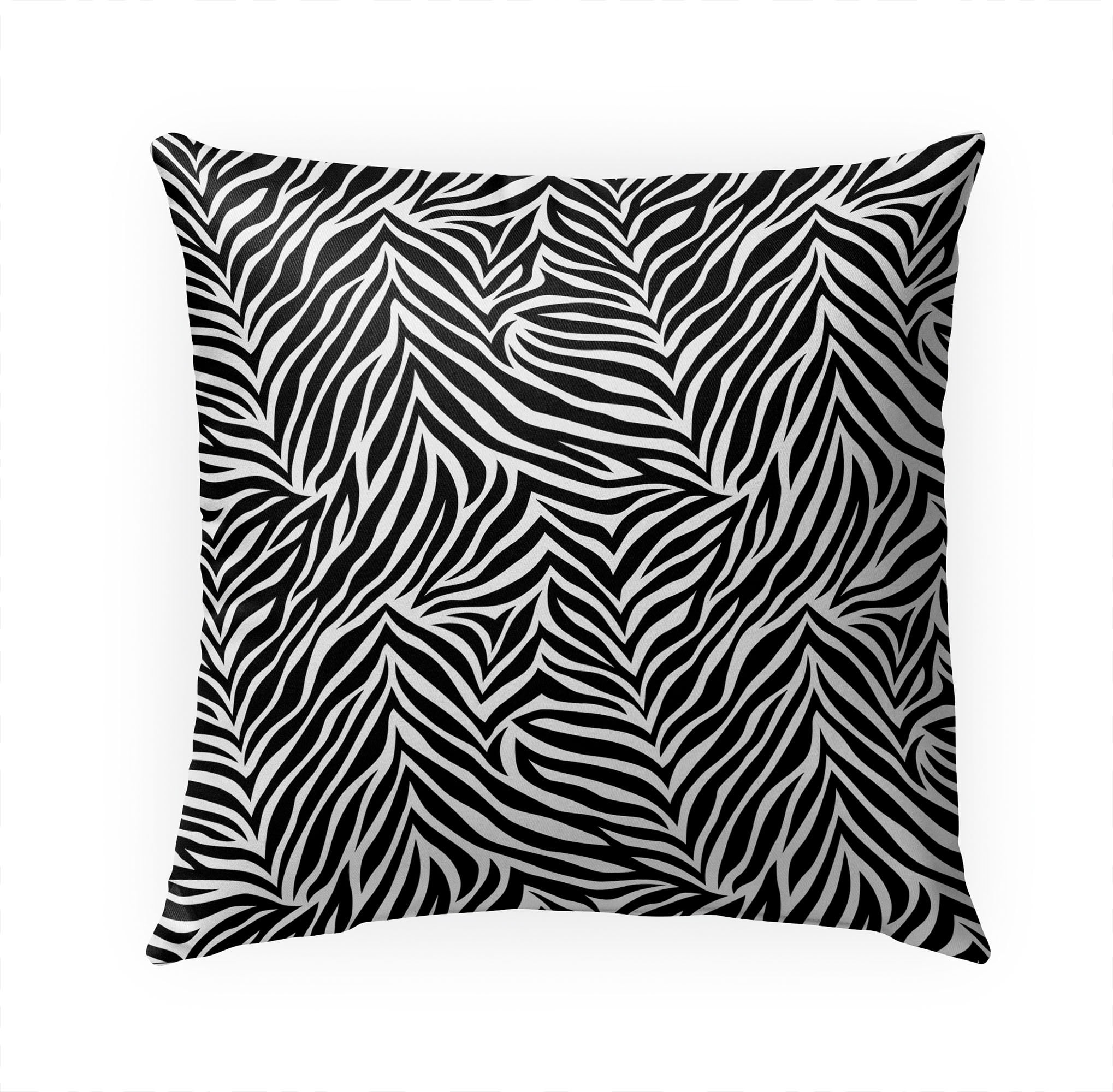 Zebra Print Outdoor Pillow by Kavka Designs