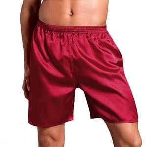 Outfmvch Pantalon pyjama Pantalons pyjama Ensembles de robe pour hommes Hommes Vêtements de nuit Sous-vêtements pantalon Pyjamas Vêtements de nuits Pantalonnes de nuit(clairance) Vin L