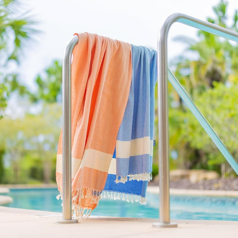 Die Caprie Turkish Bath Towel 100 Cotton Peshtemal Beach Towels 39x78 Thin Lightweight Travel Camping Bath Sauna Beach Gym Pool Blanket Gift Quick