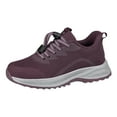 thumbnail image 4 of Rokment Orthopedic Walking Running Shoes for Women Men Seniors Comfortable Mesh Non Slip Work Driving Hiking Climbing Sneakers Wine Size 7, 4 of 5