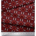 thumbnail image 2 of Soimoi Polyester Crepe Fabric Geometric & Paisley Decorative Print Sewing Fabric Yard 42 Inch Wide, 2 of 2