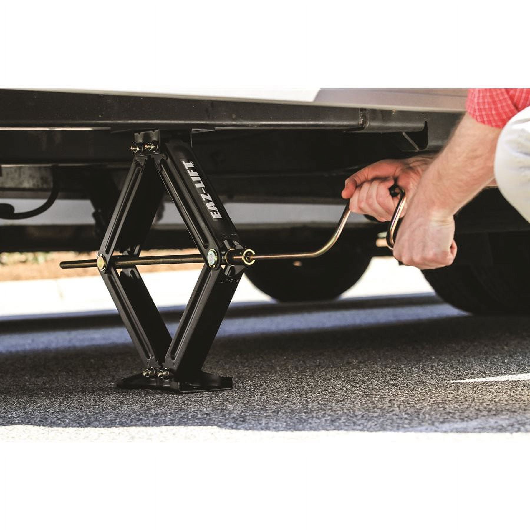 Camco 48800 Eaz-Lift 20" Scissor Jack - 5000 lbs., Pack of 2