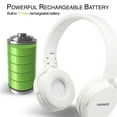 thumbnail image 4 of Magnavox White Foldable Headphones with Bluetooth Wireless Technology MBH542WH, 4 of 6