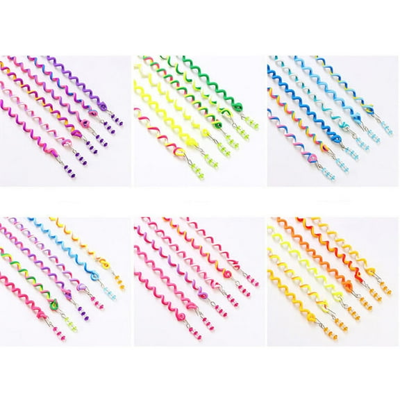 UPOUART 6pcs Cute Hairpin for Girl with Hair Braiding Tool for DIY Projects