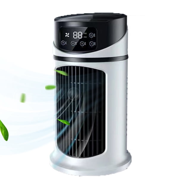 Enfriador de aire portátil con carga USB, ventilador de aire Personal con sincronización, ventilador humidificador de refrigeración de escritorio para el hogar, oficina, dormitorio y viajes