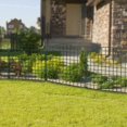 thumbnail image 2 of Thealyn Garden Fence 5 Panels 12.1ft (L) x 28in (H) Outdoor Rustproof Metal Dog Pet Fence Animal Barrier, Garden Fencing Panel Border for Yard Patio Flower Bed, Green, 2 of 6