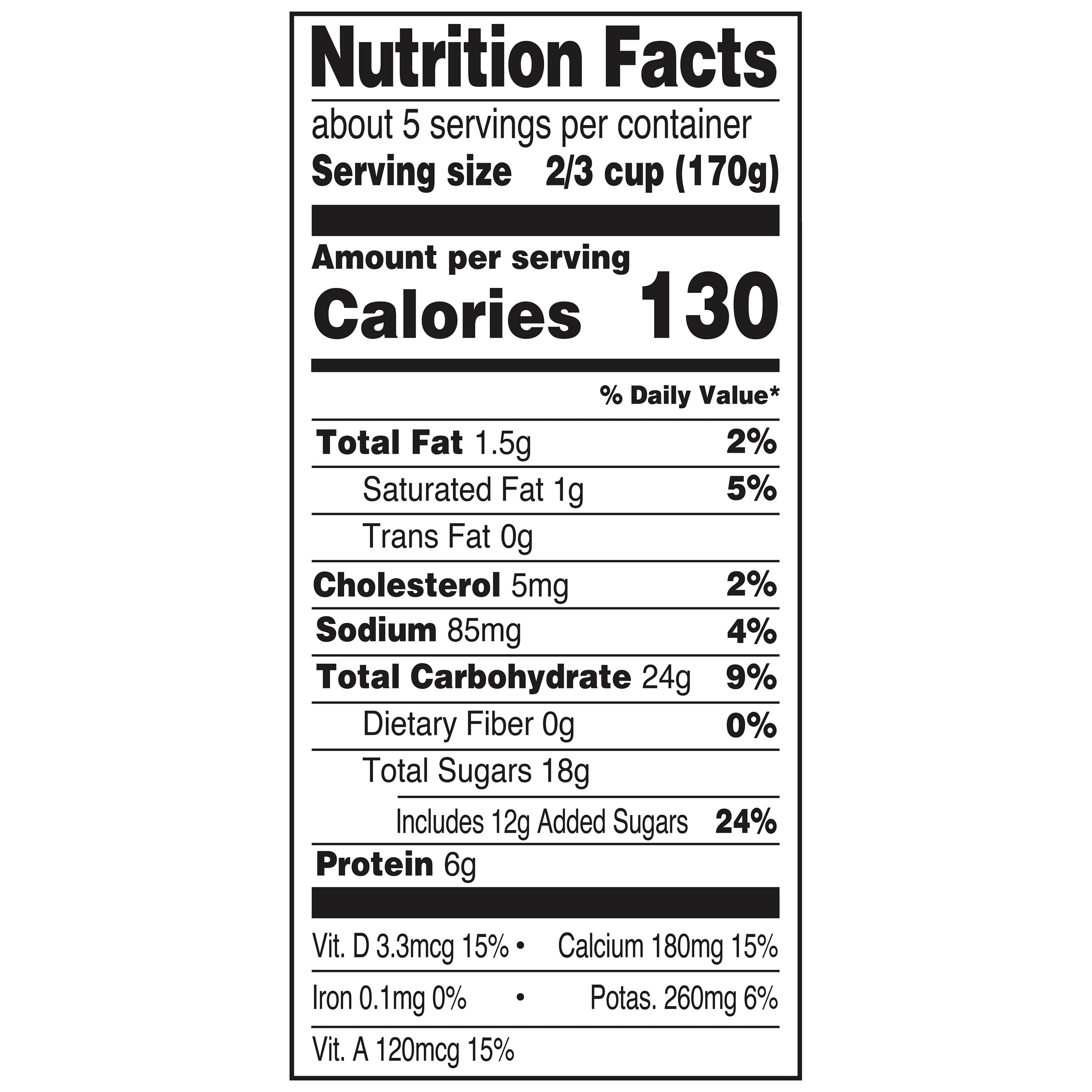 Great Value Original Strawberry Banana Low-fat Yogurt, 32 oz