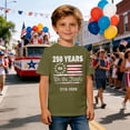 thumbnail image 3 of Lullu Boys America's 250Th Anniversary Tee 4Th of July Short Sleeved T Shirt, Sizes 2-13, 3 of 4