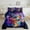 Purple Orange Teal, variant on YST Corgi Print Bed in a Bag 7pcs Dog Puppy Bedding Set, Cartoon Animal Pet Queen Size Comforter Set for Kids Children Mystic Galaxy Nebula Bedding Comforter Sets, Rainbow Butterfly Bed Set