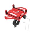 thumbnail image 1 of Soporte para teléfono de bicicleta para manillar de bicicleta, soporte para teléfono de bicicleta para ciclismo deportivo, bicicletas de carretera Rojo, 1 of 8