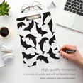 thumbnail image 6 of GZHJMY Sea Dolphin Clipboard Classrooms Office Clipboard A4 Standard Letter Size 9" x 12.5" with Low Profile Metal Clip Decorative Clip Boards for Teachers, 6 of 6