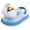 Light Blue, variant on Toddler Boys Girls Slippers Cartoon Shark Non-Slip Winter Warm Indoor Fuzzy Soft Shoe Slippers