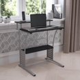 thumbnail image 4 of Flash Furniture Clifton Black Computer Desk, 4 of 6