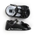 thumbnail image 2 of Baby Girls Bowknot PU Leather Mary Jane Walking Shoes Princess Wedding Flats Dress Crib Shoe, 2 of 6