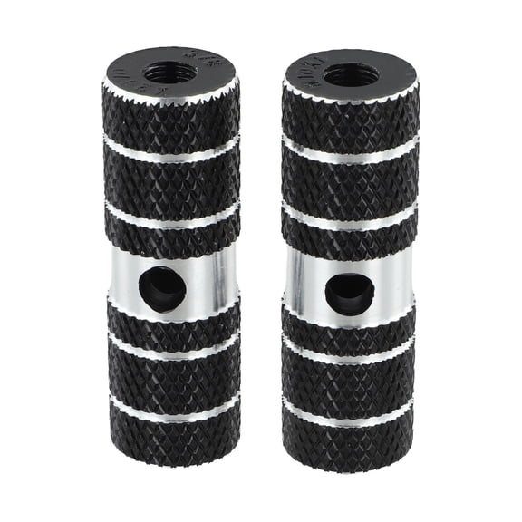 Aluminum Alloy Bike Pegs 2 Pairs 70mm Stunt Pedals for Mountain Bike BMX Cycling Rear Foot Pegs Fit Front and Rear Axles Black Orange Red Blue