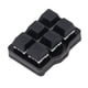 thumbnail image 5 of Teclado Mecánico Macro Con Una Mano, Teclado USB Multifuncional Con Cable Tipo C De 6 Teclas, Fácil Configuración, Negro Para El Trabajo, 5 of 7
