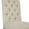 thumbnail image 6 of OSP Home Furnishings Jessica Tufted Dining Chair in Linen Fabric, 6 of 8