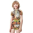 thumbnail image 2 of The Loud House Boys 2-Piece Swimsuit Set, Short Sleeve Rash Guard & Swim Trunks, 2 of 7